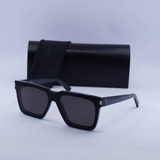 Saint Laurent SL610 001 Black/Black 59-14-145 Sunglasses New Authentic