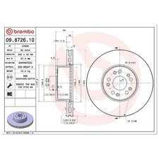2x Bremsscheibe vorne für Mercedes S-Klasse C140 W140 | 26237053