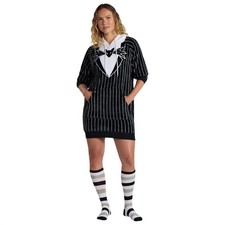 Nightmare Before Christmas Jack Skellington Hoodie Fleece Lounger Socks Set SM