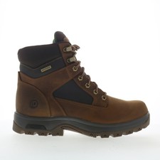 Dunham 8000 Works WP 6 Inch Plain Toe Boot Mens Brown Work  Safety Boots