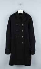 MOSCHINO CHEAP CHIC Womens Black Wool Oversized Coat Jacket Size US6 UK8