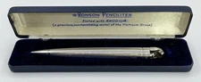 RONSON PENCILITER IN ORIGINAL BOX PLATED W/ RHODIUM AS IS (I1455) 