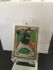 2020 BOWMAN CHROME GOLD SHIMMER PROSPECT MACKENZIE GORE ……/50!