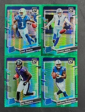 2023 Optic Football GREEN HYPER PRIZMS Rated Rookies  You Pick the Card - READ