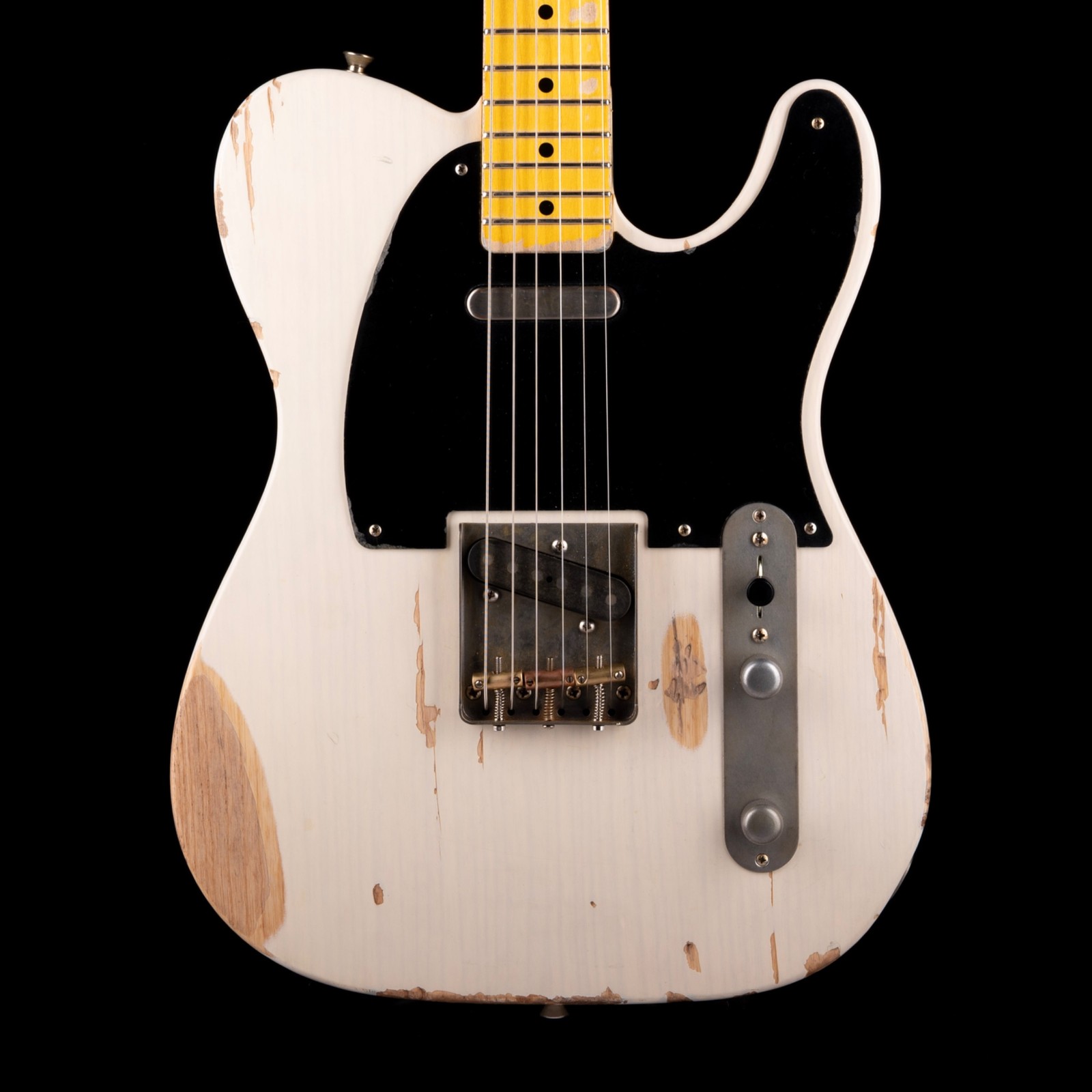 Used Nash T-52 Medium Aged Ash Mary Kay White Electric Guitar With OHSC