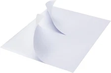 MFLABEL Half Sheet Shipping Labels - 200 Self 8.5 x 5.5 (2-up), White 