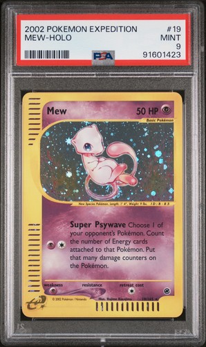 Mew graded PSA 9 for sale on eBay