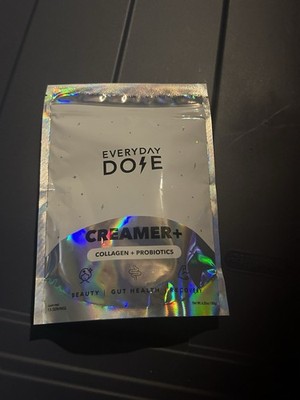Everyday Dose Creamer+ Collagen Probiotics Keto Dairy Soy Free 15 Servings