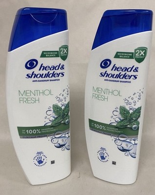 Head & Shoulders Menthol Fresh Shampoo 400ml - 2 Pack