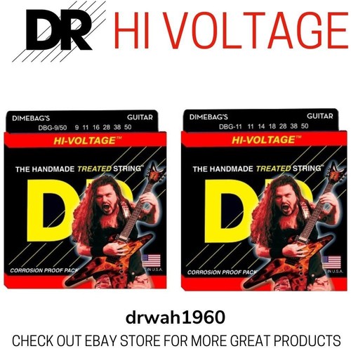 DR Strings Dimebag Darrell Signature 9-50 Electric Guitar Strings DBG-9-50 - Picture 6 of 6