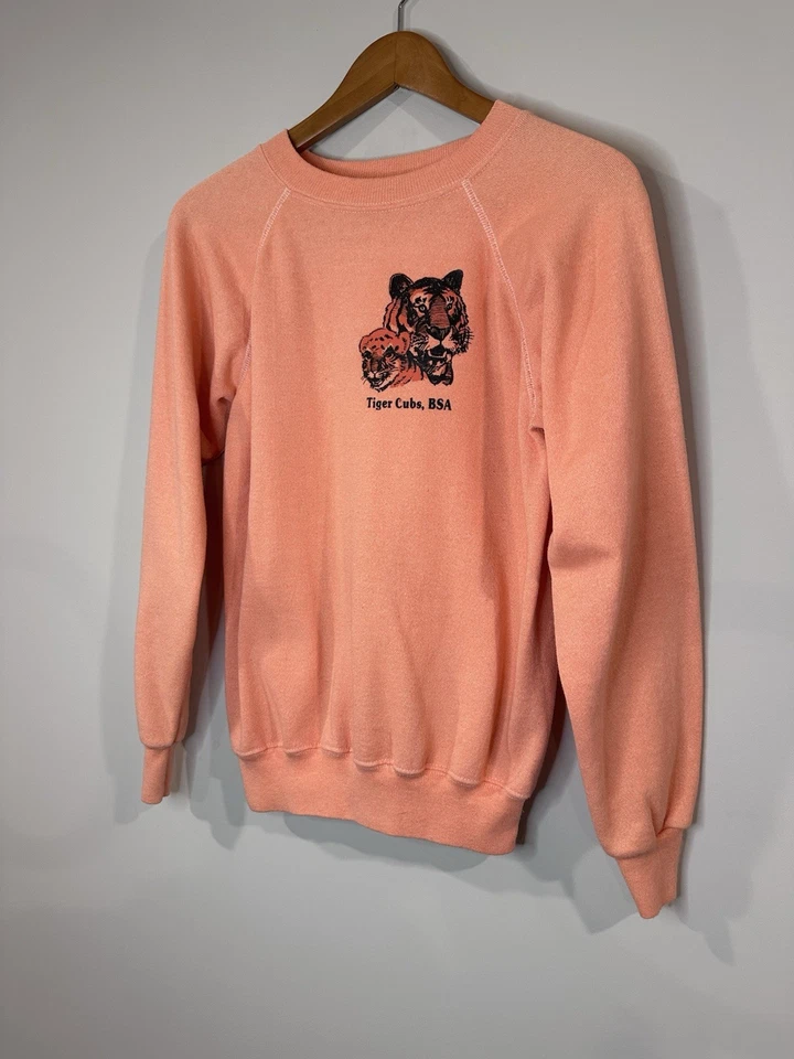 Sudadera de Colección a Juego Tiger Cubs BSA Cuello Redondo Mujeres y Niños Talla Med EE. UU. Foto 4 de 4