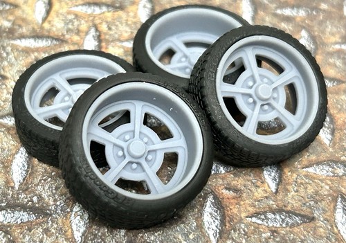 Resin 21/20 Inch: “Custom Magnum” Style Model car Wheels/Tires 1/24 ...