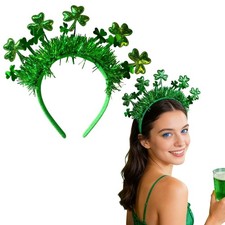 St.Patrick 's Day Headbands Lucky Shamrock 1 Count Pack of 1 , Multicolor