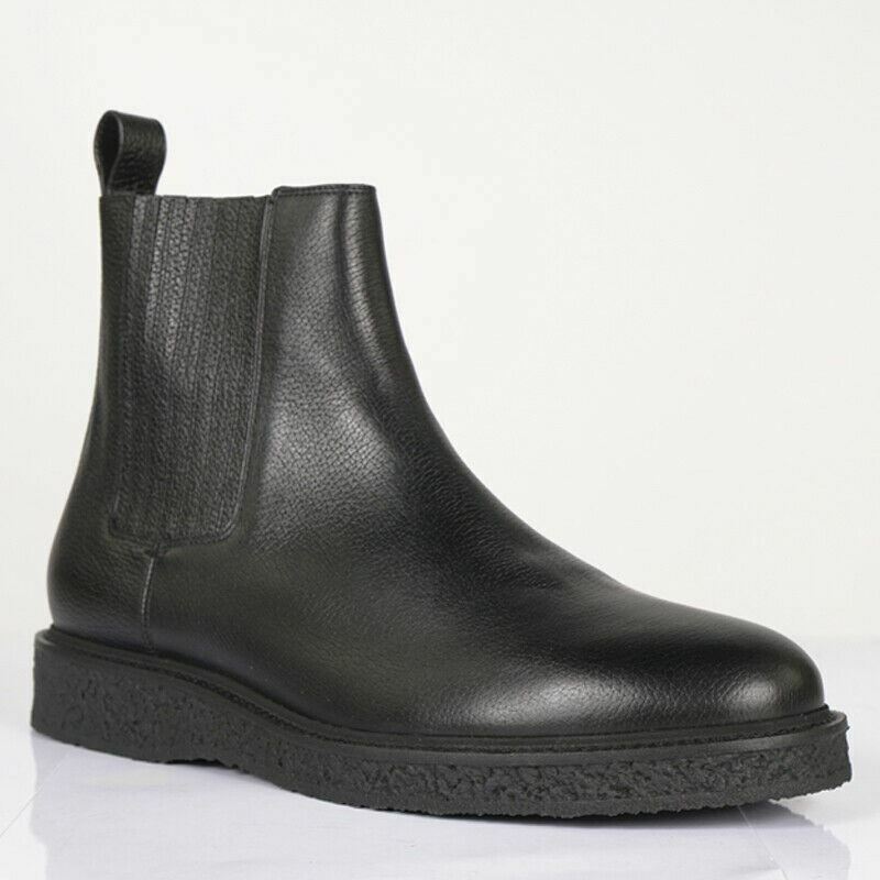Stivali 43 5 & 45 NUOVI $1125 SAINT LAURENT da uomo in pelle HUGO 25 CHELSEA RAEPER nuovi con scatola