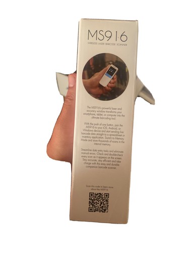 UNITECH MS916-8UBBAA-SG / MS9168UBBAASG (BRANDNEU) WLAN-Barcode-Scanner - Bild 3 von 3