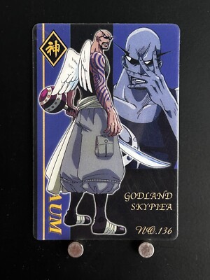 タレントカード AUM Ohm ONE PIECE Plastic Card BANDAI #136 Japanese JAPAN Anime Manga