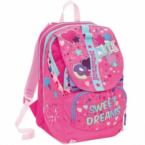 LO ZAINO CHE SI TRASFORMA SCUOLA SEVEN 2SCOMPARTI JACKPACK ROSA RAGAZZA  BAMBINA | eBay