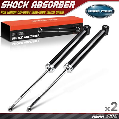 2-Pack Rear Shock Absorbers – Fits Honda Odyssey 1995-1998 & Isuzu Oasis 1996-1999 2 thumbnail image