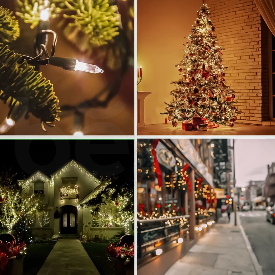 Fairy Lights Clear / Multi Colour LED Bulb Christmas Party Xmas Decoration - Image 4 of 4