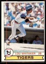 1979 Topps Lou Whitaker #123 Detroit Tigers