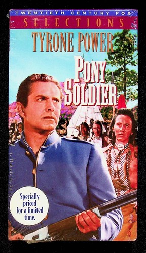 Pony Soldier (1952) Tyrone Power 1995 VHS NOS Factory Sealed Watermarked - Imagen 1 de 6