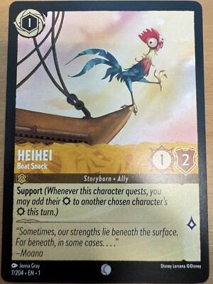 2023 DISNEY LORCANA THE FIRST CHAPTER HEI HEI 7/204 COMMON | eBay 2023 DISNEY LORCANA THE FIRST CHAPTER HEI HEI 7/204 COMMON | eBay