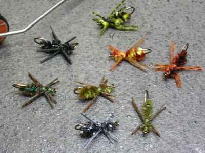 Gibson Brim Killers - Variety 8-pack!  -  bluegill sunfish flies  