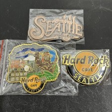 Hard Rock Cafe Seattle Magnet Bundle Of 3 New On Card