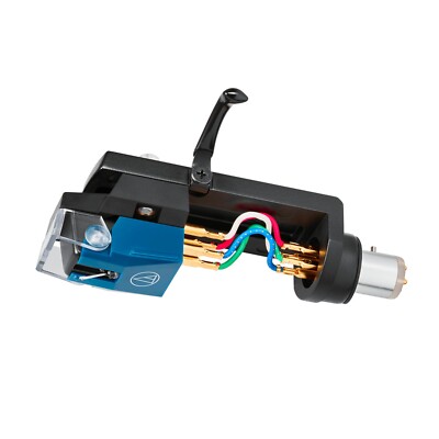 Audio-Technica AT-VM520xEB/H Headshell & Cartridge Kit Elliptical Bonded Stylus