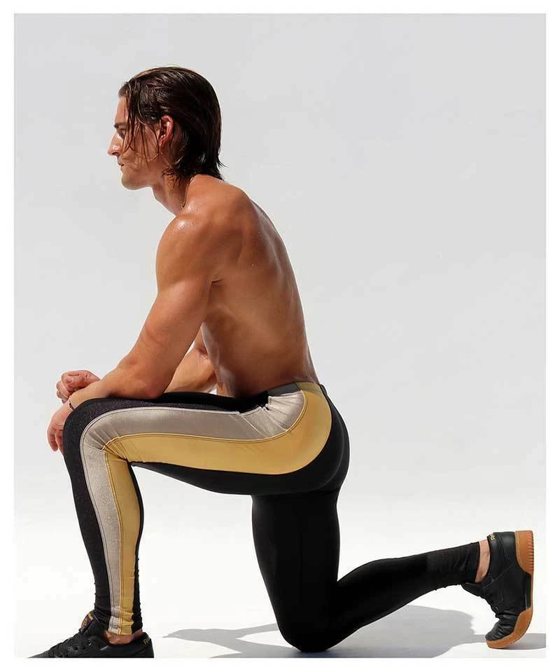 Leggings grandes RUFSKIN Trofeo Elásticos Ciclismo Correr Legging Dorado 8 Foto 3 de 4