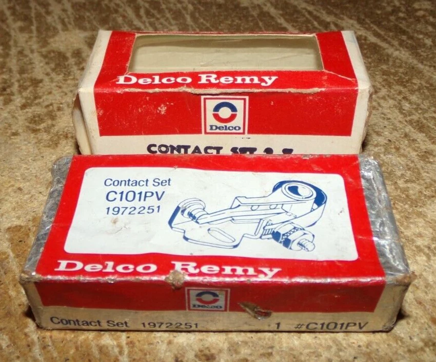 2-lot delco C101PV contact point sets in the box new - Image 3 of 4