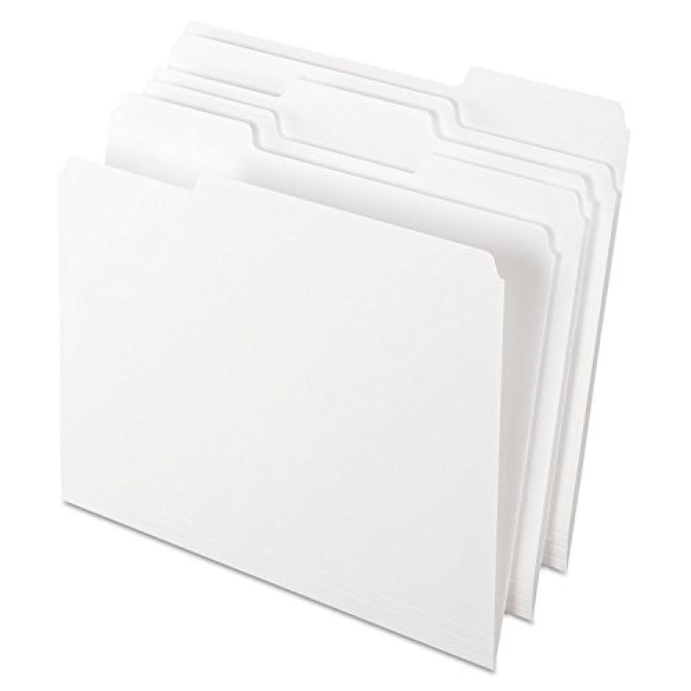(TG. Letter) Pendaflex two-tone color file Folders Letter White - NUOVO