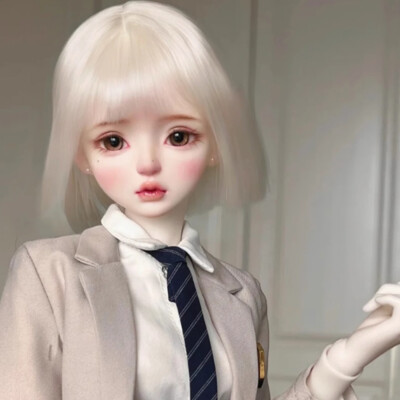 1/4 BJD Doll Campus Goddess Girl Joint Bare Doll Eyes Face Makeup Handmade Gift