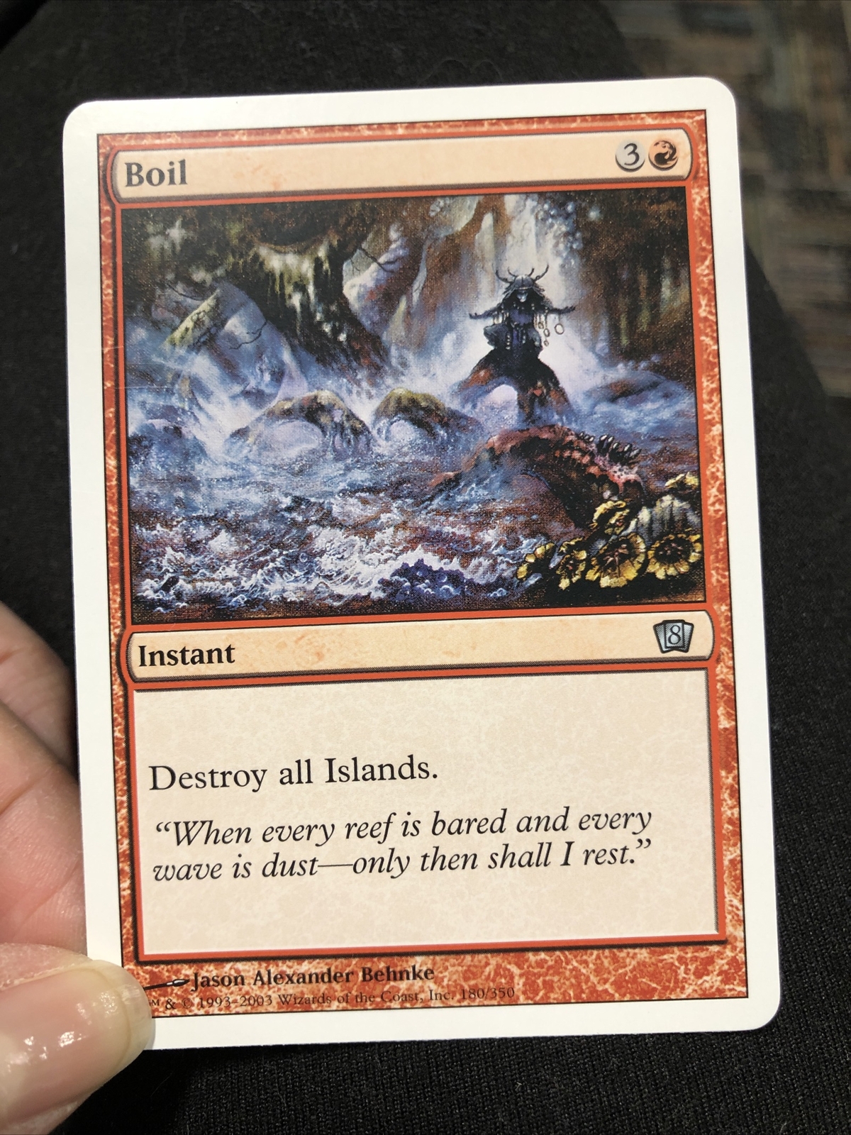 Boil MTG Magic the Gathering - 8th Edition - Boil  - 1x Near Mint (3353)