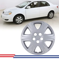 15" 1PC Silver Wheel Hub Caps Covers Replacement For 2005-2008 Toyota Corolla