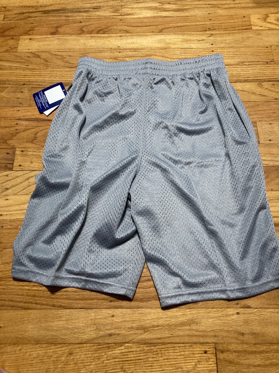 Champion Basketball Lined Mesh Shorts Size YOUTH XL Gray Authentic