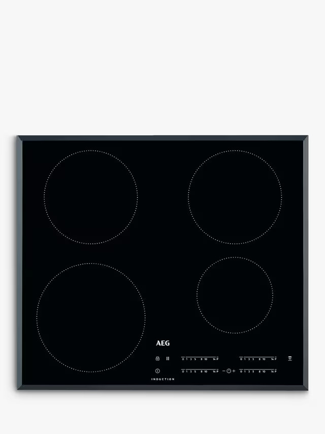 AEG IKB64401FB 3000 Series 60cm Induction Hob - Built-in 4 Zone - Black NEW