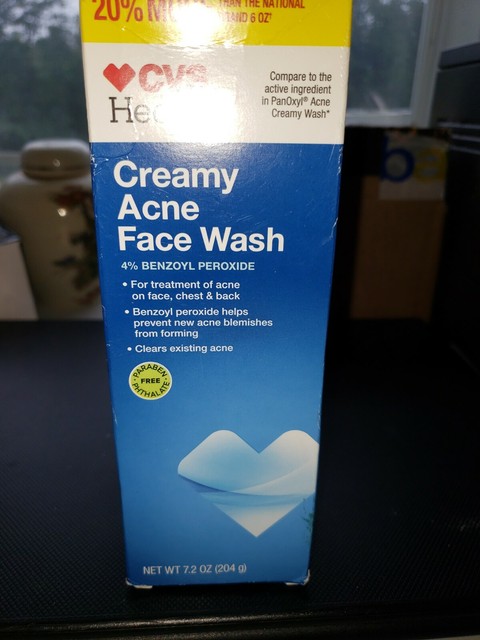 cvs creamy acne face wash