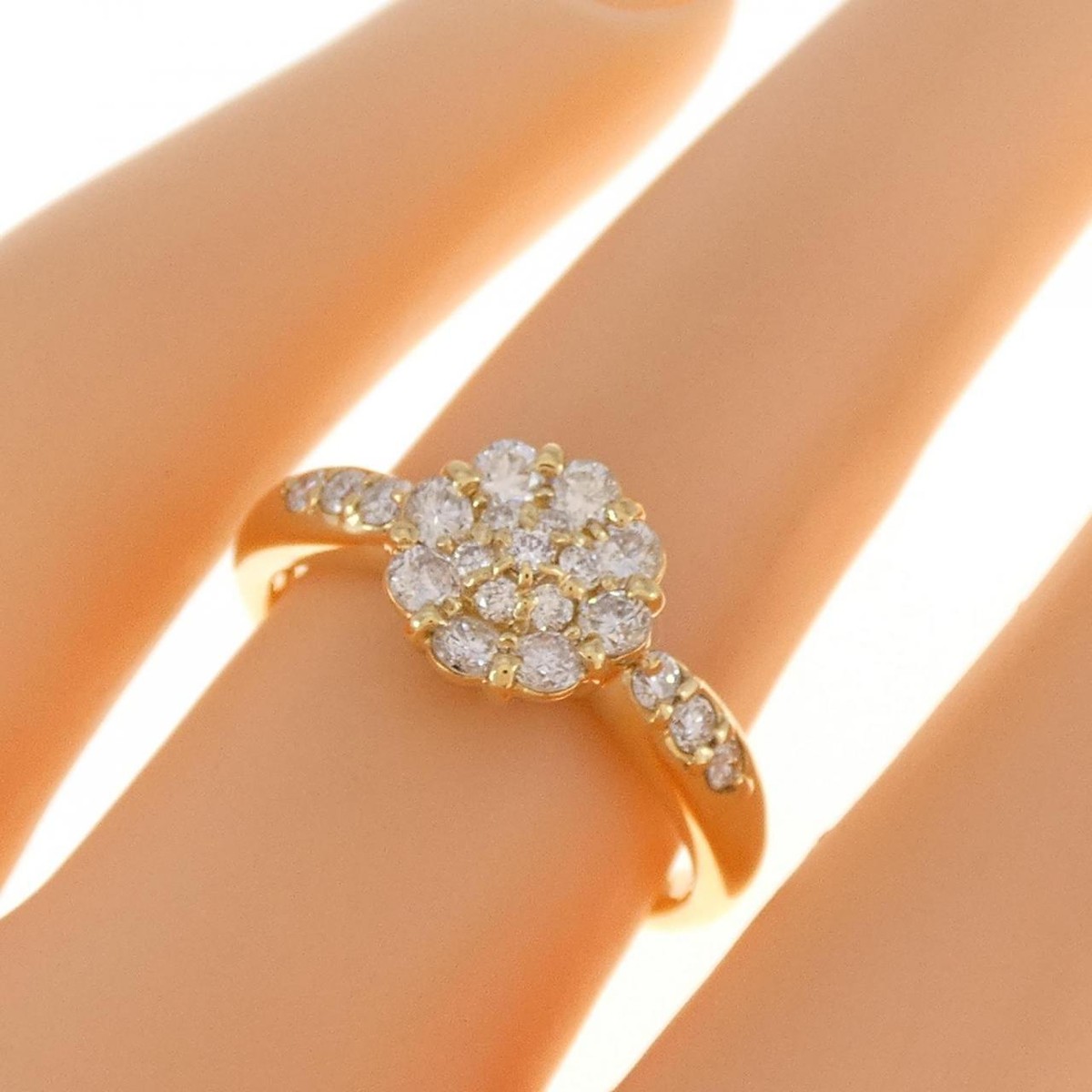 Authentic K18YG Diamond Ring 0.50CT #260-006-350-0127 | eBay Authentic K18YG Diamond Ring 0.50CT #260-006-350-0127 | eBay