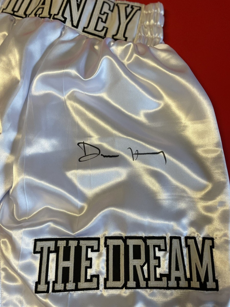 Devin Haney Signed Boxing Shorts Beckett