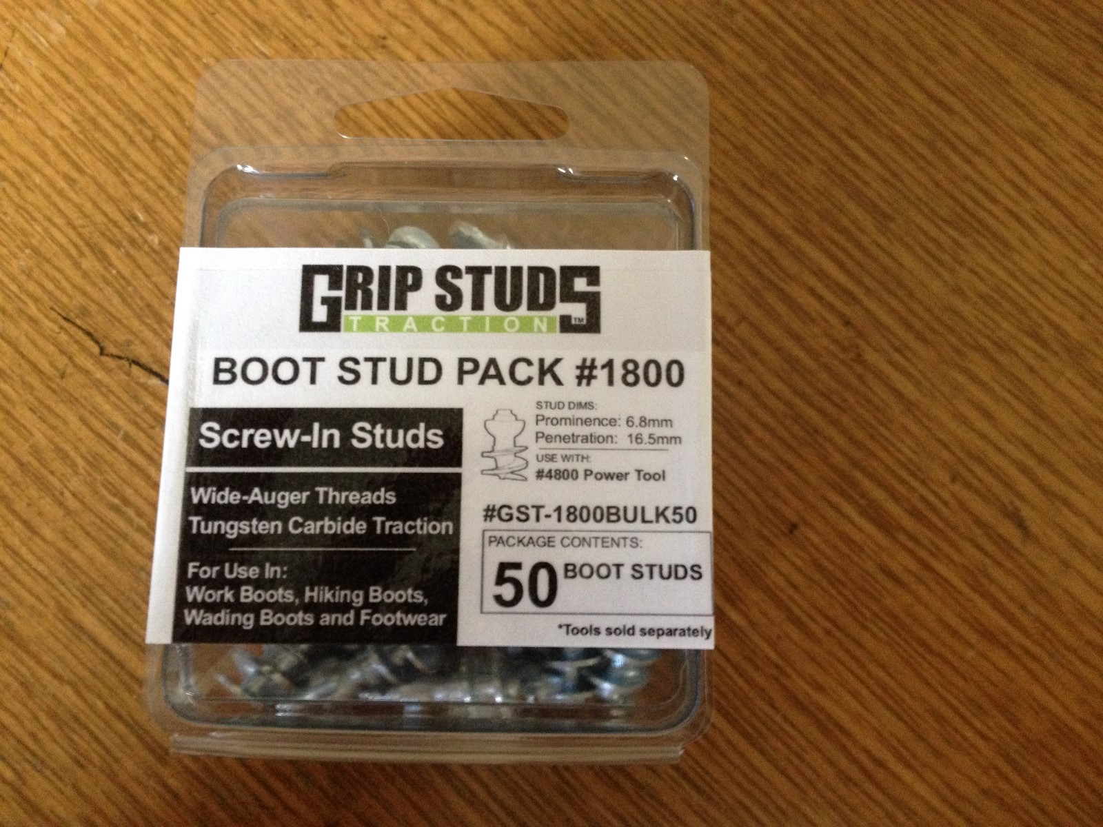 Motorcycle Tire Studs GripStuds Trac Dirt, Mud & Ice 1800 Rear Grip