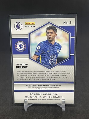 スポーツ選手 Panini 21/22 christian pulisic 2021-22 Panini Prizm Premier League - Christian Pulisic #252