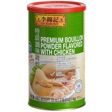 Lee Kum Kee 2,2 lb. Caldo en polvo premium con sabor a pollo