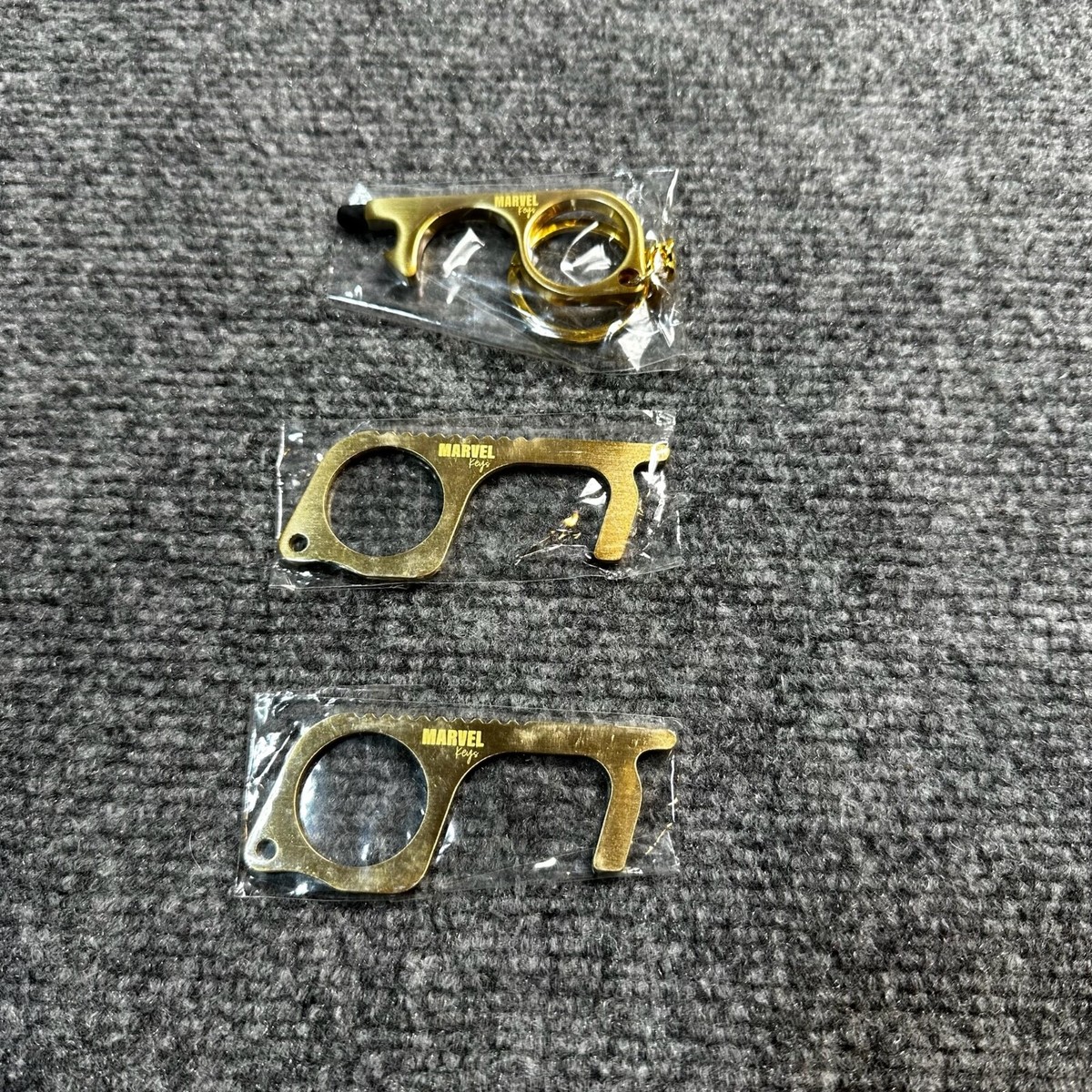 NEW Marvel No Touch Door Opener Keychain Hand Tool Stylus Pack