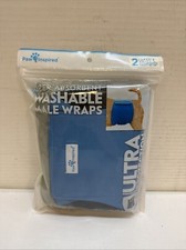 Male Dog Wraps Washable, Belly Band for Dogs Washable Dog Diapers, Reusable...