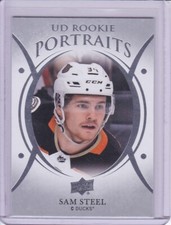 Sam Steel 2018-19 Upper Deck UD Portraits Hockey Card P-79