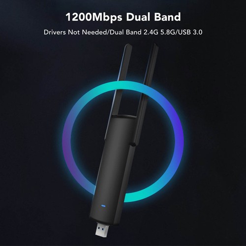 Usb Wifi Adapter 867Mbps 5Ghz 400Mbps 2Ghz High Gain Antenna Ap Mode Wifi Do HEN - Picture 15 of 24