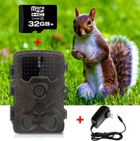 Wildlife Night Vision Ir Surveillance Camouflage Trail Camera Trap+6v Dc Adaptor Wildlife Night Vision Ir Surveillance Camouflage Trail Camera Trap+6v Dc Adaptor