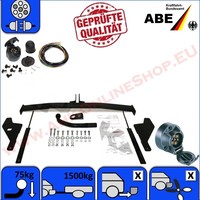AHK + Elektrosatz ES7 FüR Ford Focus II Kombi 04-11 AnhäNgevorichtung Turnier