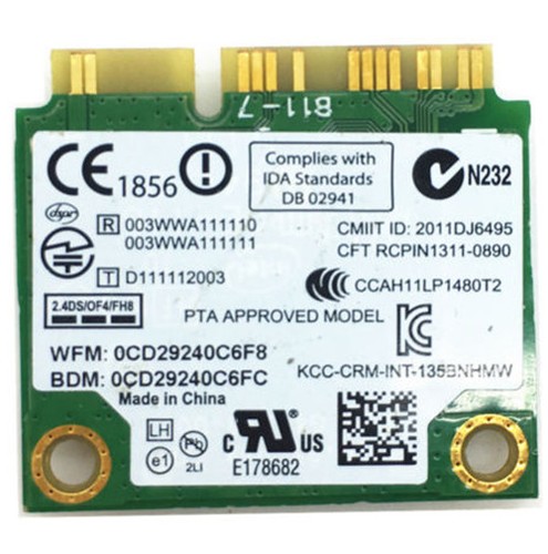Intel R Centrino R Wireless N 135 Intel Centrino Wireless-n 135 135bnhmw WiFi Card Bluetooth 4.0 for sale
